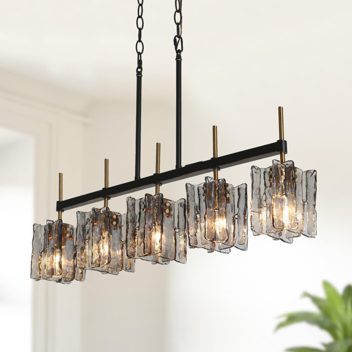 Willa Arlo Interiors Quitman 5 - Light Kitchen Island Pendant & Reviews ...